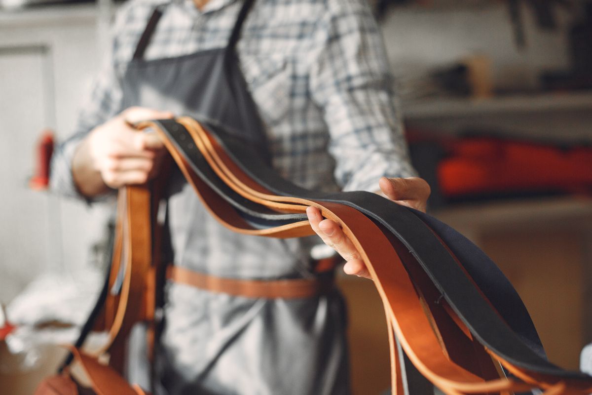 Man In A Studio Creates Leather Ware 2023 11 27 05 06 43 Utc