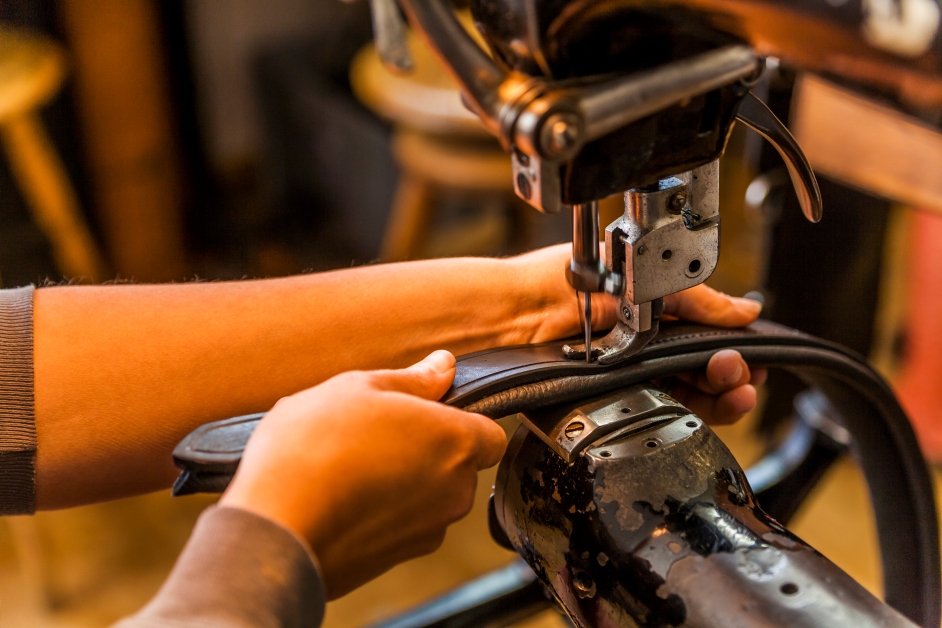 Woman Sewing Leg Loops For A Vaulting Belt In Sadd 2024 09 22 19 26 00 Utc